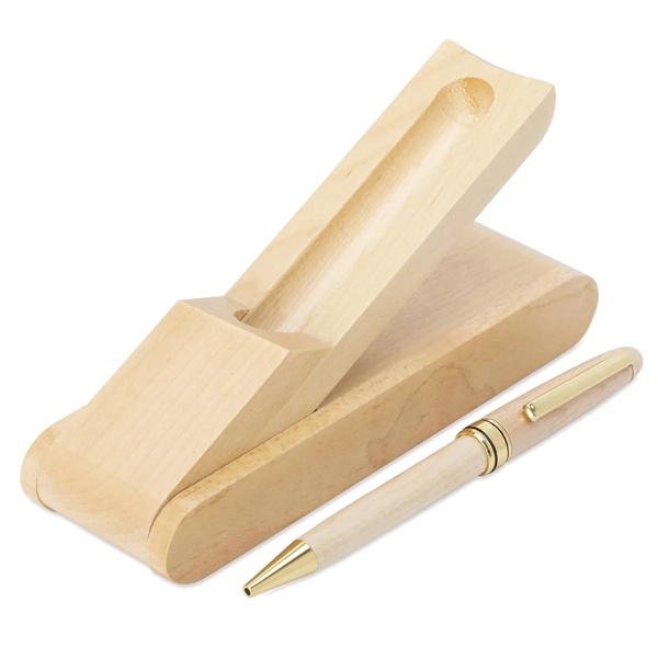 Wooden Ballpoint Pen With Gift Box - Wooden Ballpoint Pen With Gift Box - Image 2 of 6