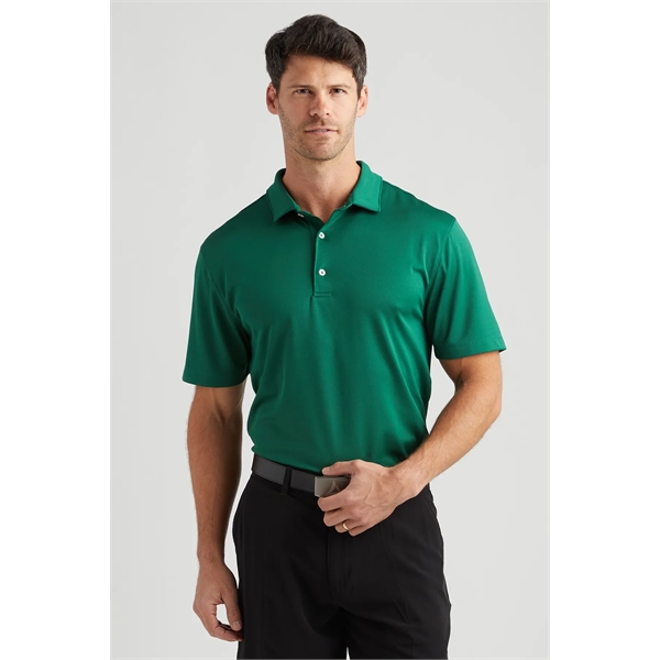 Charles Recycled Polyester Spandex Solid Short Sleeve Polo - Charles Recycled Polyester Spandex Solid Short Sleeve Polo - Image 8 of 12