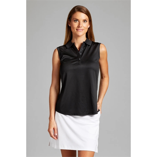 Gigi Solid Sleeveless Polo - Gigi Solid Sleeveless Polo - Image 4 of 5