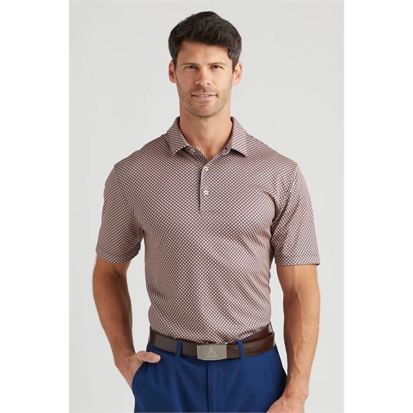 Cromwell Geo Print Recycled Polyester Spandex Polo - Cromwell Geo Print Recycled Polyester Spandex Polo - Image 2 of 3