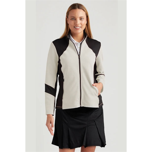 Women's Reid Ottoman Rib Long Sleeve Full Zip Jacket - Women's Reid Ottoman Rib Long Sleeve Full Zip Jacket - Image 1 of 2