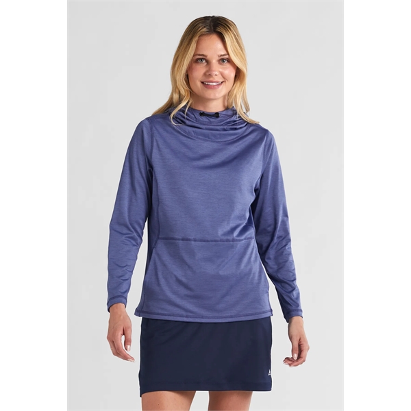 Carole Hoodie Heathered Microfiber Jersey Long Sleeve - Carole Hoodie Heathered Microfiber Jersey Long Sleeve - Image 0 of 1