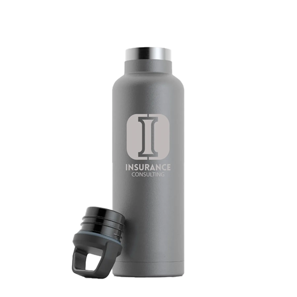RTIC 20 oz Stainless Steel Ringed Water Bottles - RTIC 20 oz Stainless Steel Ringed Water Bottles - Image 4 of 25