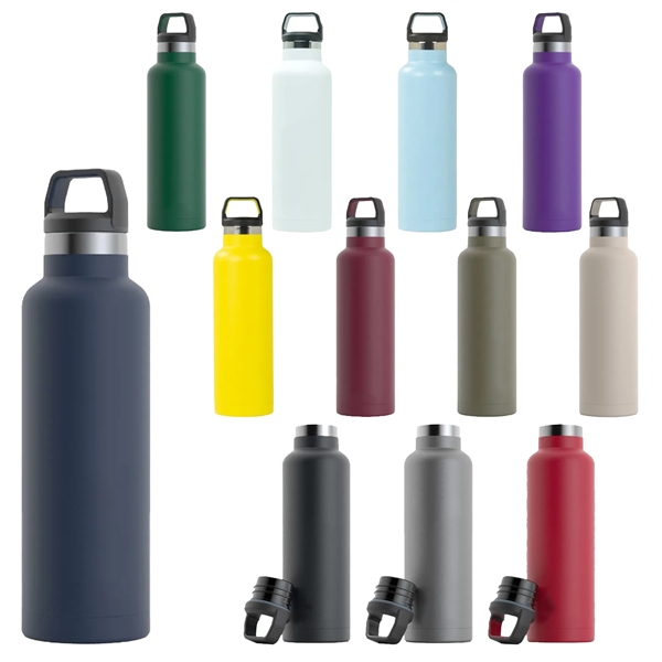 RTIC 20 oz Stainless Steel Ringed Water Bottles - RTIC 20 oz Stainless Steel Ringed Water Bottles - Image 1 of 25
