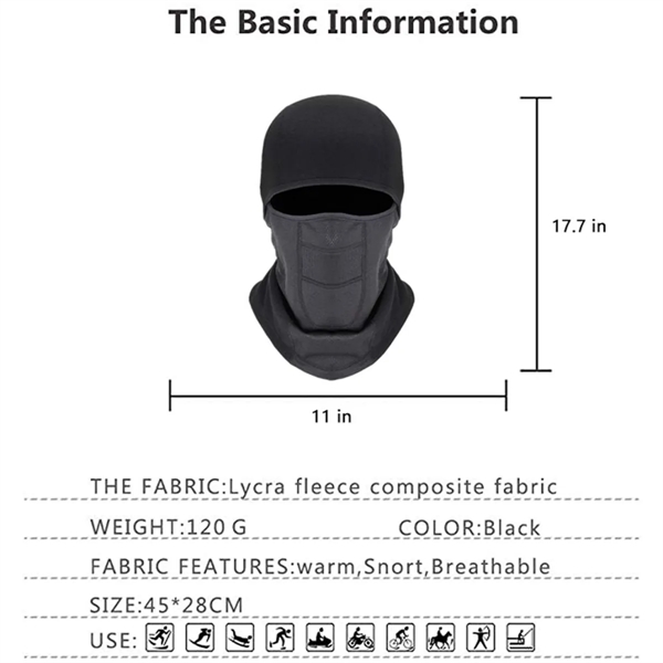 Winter Balaclava Outdoors Waterproof Mask - Winter Balaclava Outdoors Waterproof Mask - Image 2 of 4