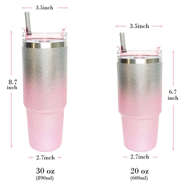 30Oz Insulated Mug Tumbler With Straw - 30Oz Insulated Mug Tumbler With Straw - Image 1 of 6