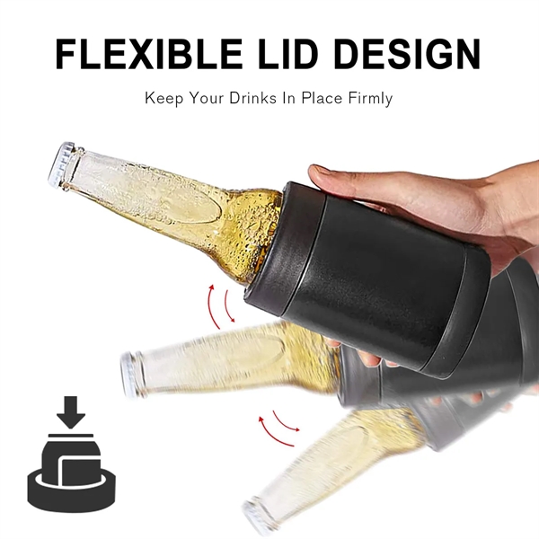 Stainless Steel Beer Bottle Cooler - Stainless Steel Beer Bottle Cooler - Image 3 of 5