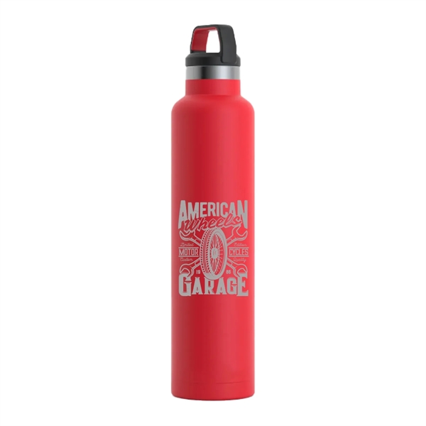 RTIC 26 oz Stainless Steel Ringed Water Bottles - RTIC 26 oz Stainless Steel Ringed Water Bottles - Image 14 of 23