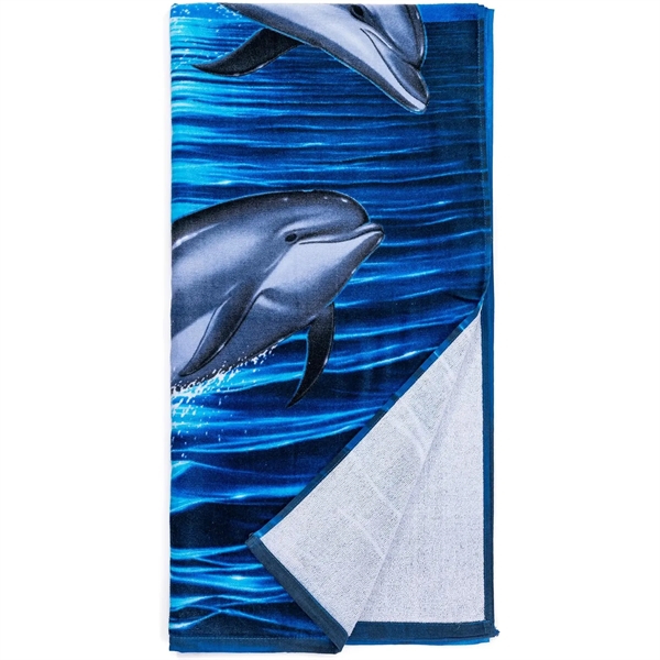 22" x 42" Sublimation Silk Touch Velour Bath/Sports Towel