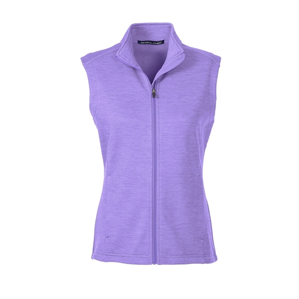 Devon & Jones Ladies' Newbury Melange Fleece Vest - Devon & Jones Ladies' Newbury Melange Fleece Vest - Image 23 of 23