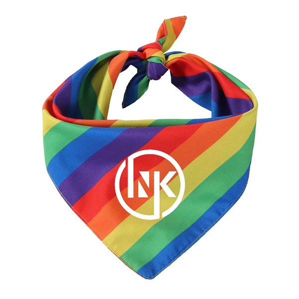 LGBTQ Rainbow Bandana - LGBTQ Rainbow Bandana - Image 1 of 4