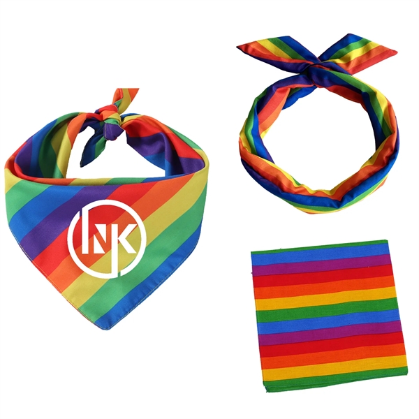 LGBTQ Rainbow Bandana - LGBTQ Rainbow Bandana - Image 0 of 4