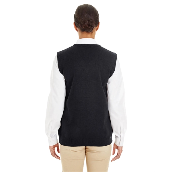 Harriton Ladies' Pilbloc™ V-Neck Sweater Vest - Harriton Ladies' Pilbloc™ V-Neck Sweater Vest - Image 17 of 27