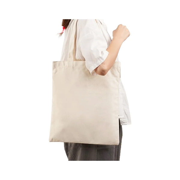Convention Natural Canvas Tote Bags With Shoulder Strap