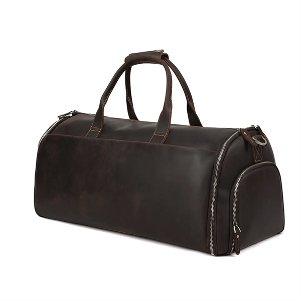 Genuine Leather Convertible Garment Bag - Genuine Leather Convertible Garment Bag - Image 2 of 2