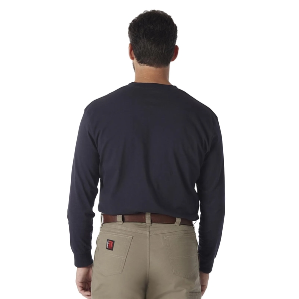 Wrangler Riggs Workwear Long Sleeve Henley Shirt - Wrangler Riggs Workwear Long Sleeve Henley Shirt - Image 1 of 5