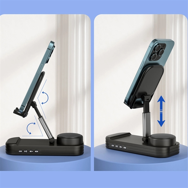 Cell Phone Stand With Bluetooth Speaker - Cell Phone Stand With Bluetooth Speaker - Image 1 of 3