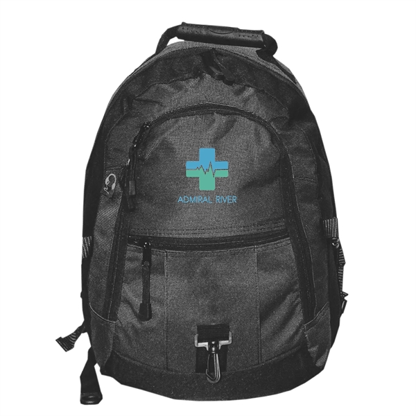 Two-Tone Polyester Backpack - Two-Tone Polyester Backpack - Image 0 of 0
