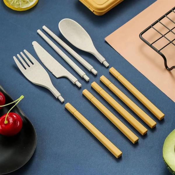 4 Sets Collapsible Travel Cutlery - 4 Sets Collapsible Travel Cutlery - Image 3 of 3