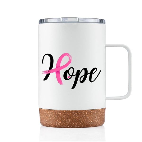 16 oz Powder Coated Stainless Steel Cork Bottom Mug - 16 oz Powder Coated Stainless Steel Cork Bottom Mug - Image 1 of 69