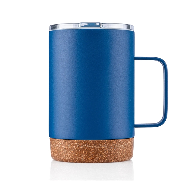 16 oz Powder Coated Stainless Steel Cork Bottom Mug - 16 oz Powder Coated Stainless Steel Cork Bottom Mug - Image 11 of 69