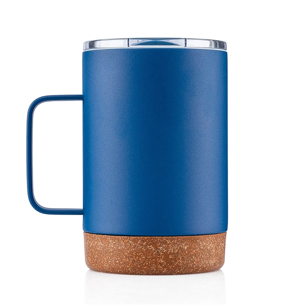 16 oz Powder Coated Stainless Steel Cork Bottom Mug - 16 oz Powder Coated Stainless Steel Cork Bottom Mug - Image 12 of 69