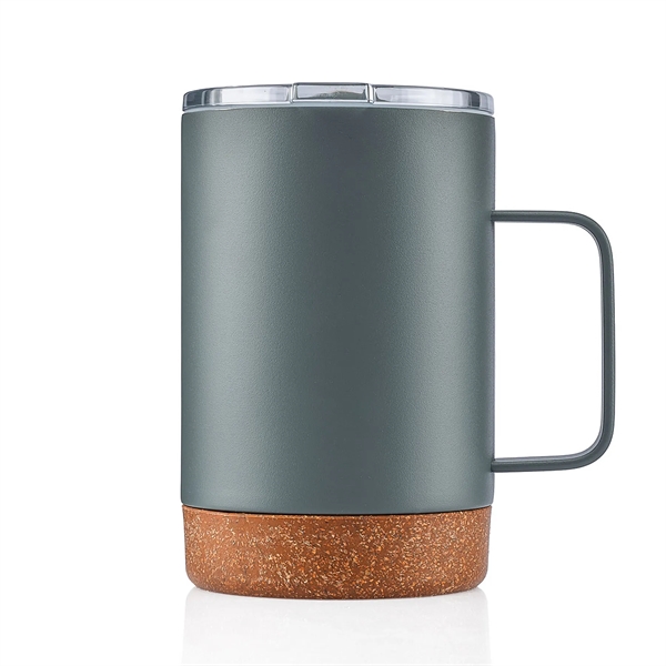 16 oz Powder Coated Stainless Steel Cork Bottom Mug - 16 oz Powder Coated Stainless Steel Cork Bottom Mug - Image 25 of 69