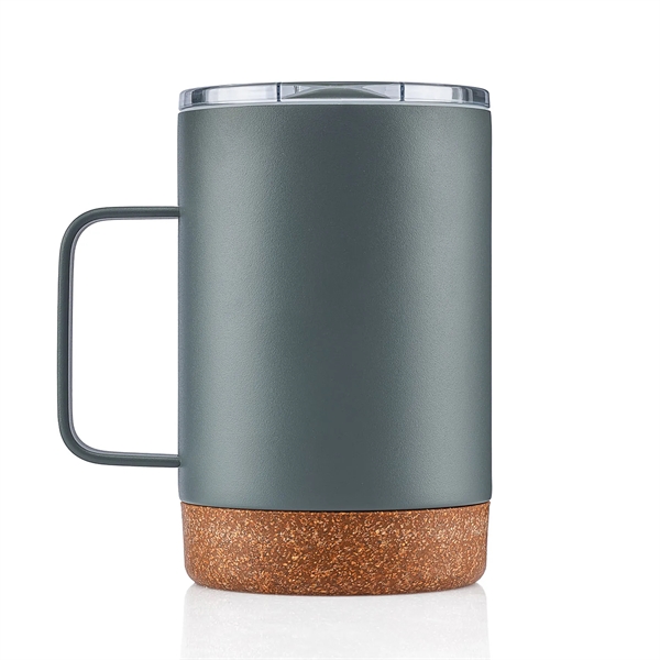 16 oz Powder Coated Stainless Steel Cork Bottom Mug - 16 oz Powder Coated Stainless Steel Cork Bottom Mug - Image 26 of 69