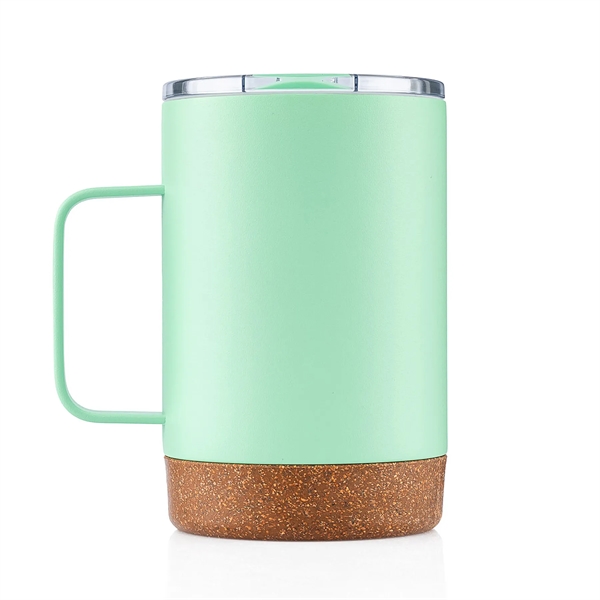 16 oz Powder Coated Stainless Steel Cork Bottom Mug - 16 oz Powder Coated Stainless Steel Cork Bottom Mug - Image 32 of 69