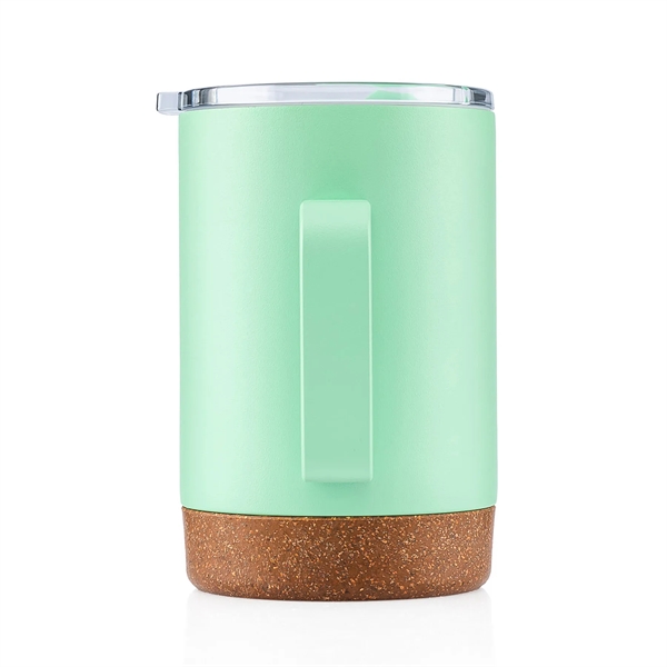 16 oz Powder Coated Stainless Steel Cork Bottom Mug - 16 oz Powder Coated Stainless Steel Cork Bottom Mug - Image 33 of 69