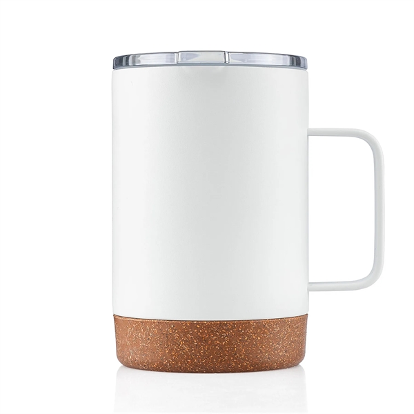 16 oz Powder Coated Stainless Steel Cork Bottom Mug - 16 oz Powder Coated Stainless Steel Cork Bottom Mug - Image 37 of 69