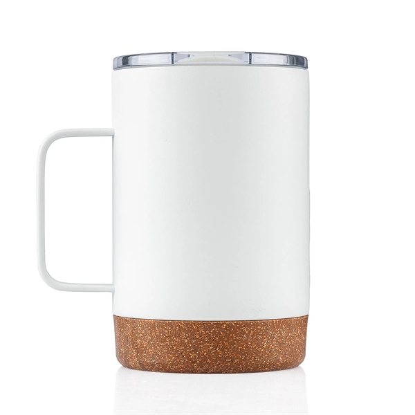 16 oz Powder Coated Stainless Steel Cork Bottom Mug - 16 oz Powder Coated Stainless Steel Cork Bottom Mug - Image 38 of 69