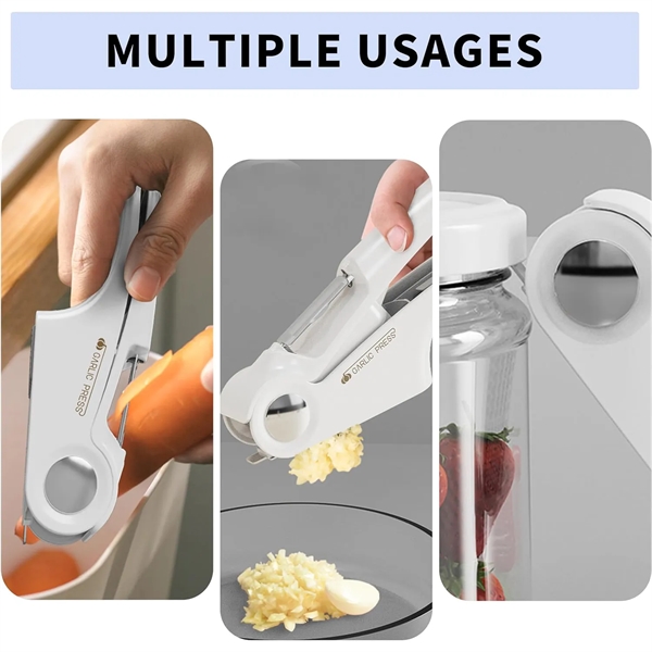 Garlic Press With Peeler - Garlic Press With Peeler - Image 1 of 3