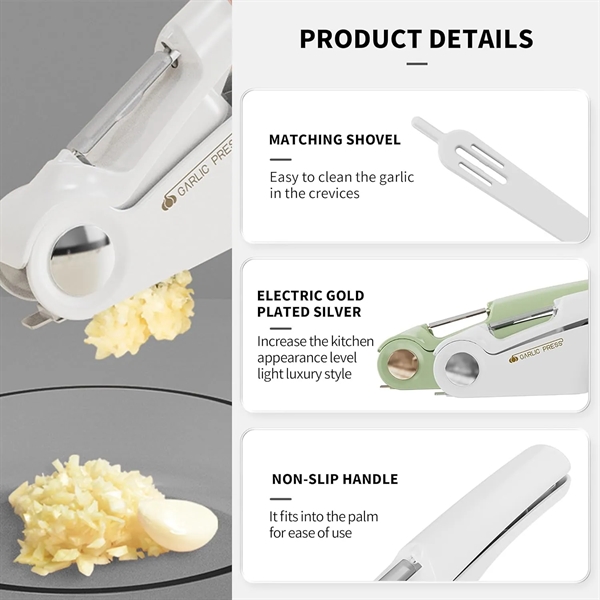 Garlic Press With Peeler - Garlic Press With Peeler - Image 2 of 3