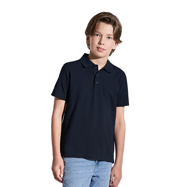 Youth Poly/Cotton/Spandex Pique Polo Shirt - Youth Poly/Cotton/Spandex Pique Polo Shirt - Image 0 of 2