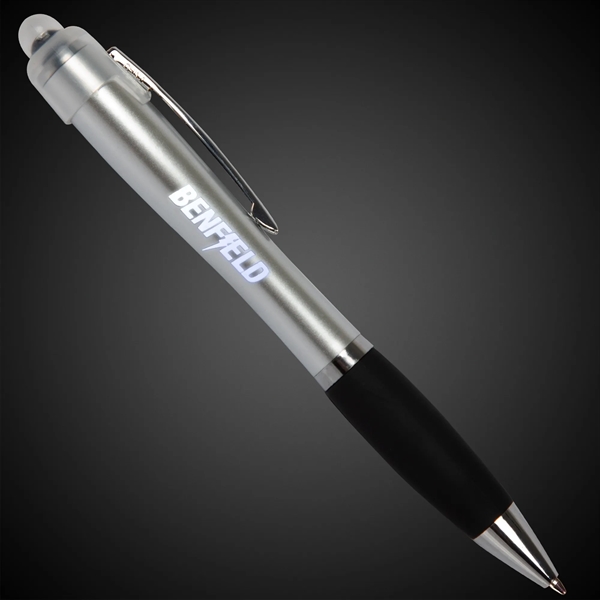 Silver LED Stylus Pen - Silver LED Stylus Pen - Image 1 of 4