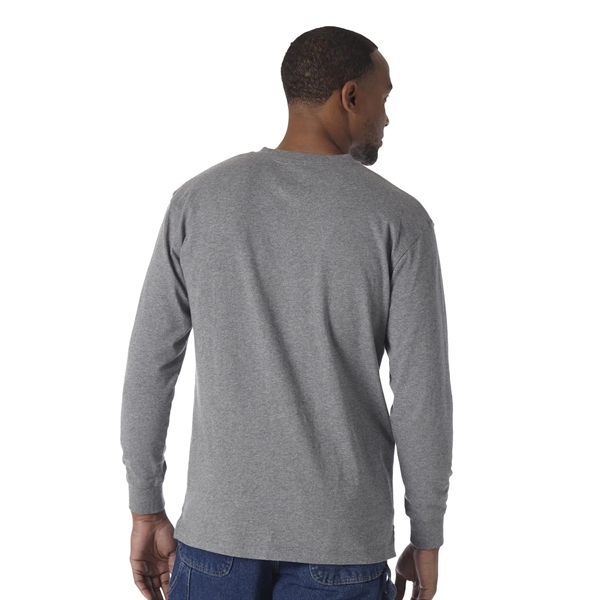 Wrangler Riggs Workwear Long Sleeve Henley Shirt - Wrangler Riggs Workwear Long Sleeve Henley Shirt - Image 3 of 5