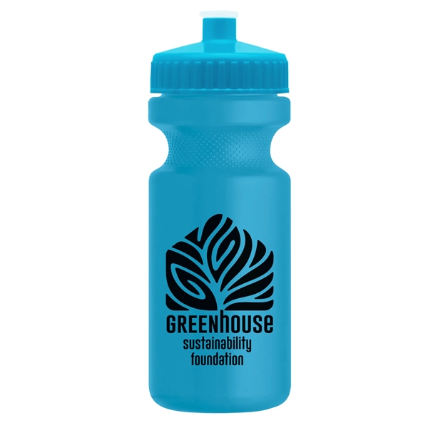 Eco-cyclist Circular - 22 oz. Bike Bottle with Push pull lid - Eco-cyclist Circular - 22 oz. Bike Bottle with Push pull lid - Image 6 of 8
