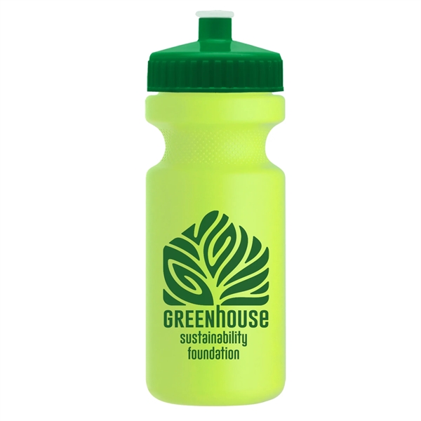 Eco-cyclist Circular - 22 oz. Bike Bottle with Push pull lid - Eco-cyclist Circular - 22 oz. Bike Bottle with Push pull lid - Image 7 of 8