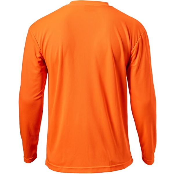 Hi Viz Non-ANSI Safety Workwear Long Sleeve T-Shirt - Hi Viz Non-ANSI Safety Workwear Long Sleeve T-Shirt - Image 4 of 4