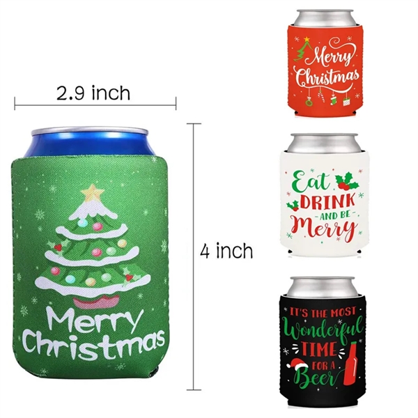 Neoprene Christmas Coke Cup Cover - Neoprene Christmas Coke Cup Cover - Image 0 of 2