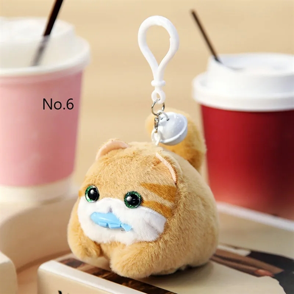 Wagging Tail Pet Plush Toy Keychain - Wagging Tail Pet Plush Toy Keychain - Image 6 of 7