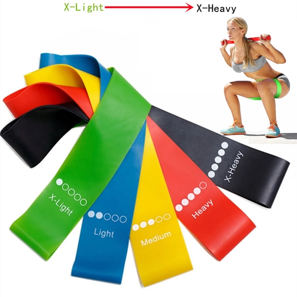 Yoga Fitness Elastic Training Band Set - Yoga Fitness Elastic Training Band Set - Image 3 of 5