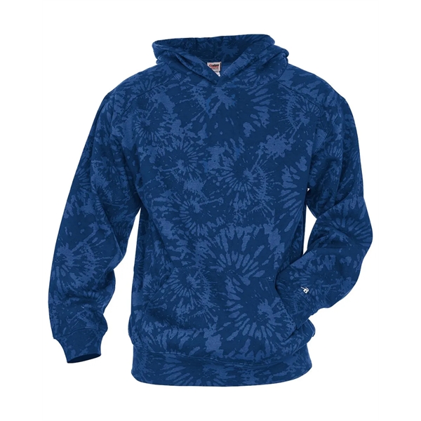 Badger Youth Tie-Dyed Triblend Hooded Sweatshirt - Badger Youth Tie-Dyed Triblend Hooded Sweatshirt - Image 0 of 10
