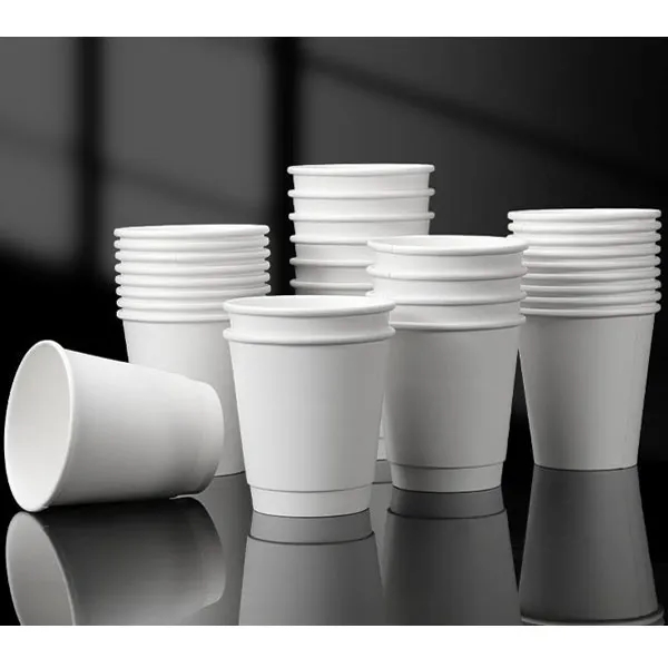 10 oz. Insulated Double Wall Paper Coffee Cup With Lid - 10 oz. Insulated Double Wall Paper Coffee Cup With Lid - Image 4 of 5