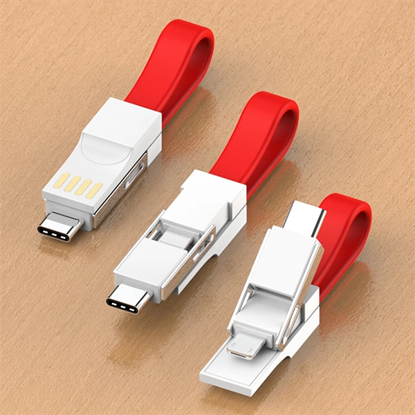 3 In 1 Multi Functional Magnetic Charging Cable - 3 In 1 Multi Functional Magnetic Charging Cable - Image 1 of 3