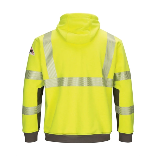 Bulwark Hi-Visibility Color Blocked Pullover Hooded Fleec... - Bulwark Hi-Visibility Color Blocked Pullover Hooded Fleec... - Image 1 of 2