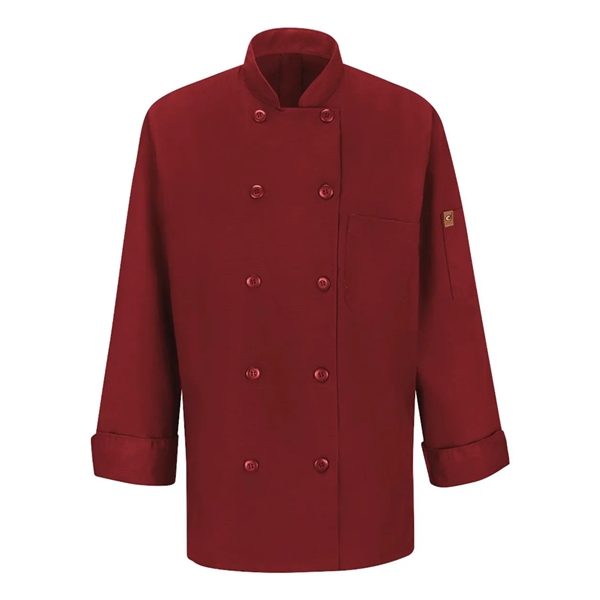 Chef Designs Women's Mimix™ Chef Coat with OilBlok - Chef Designs Women's Mimix™ Chef Coat with OilBlok - Image 5 of 10