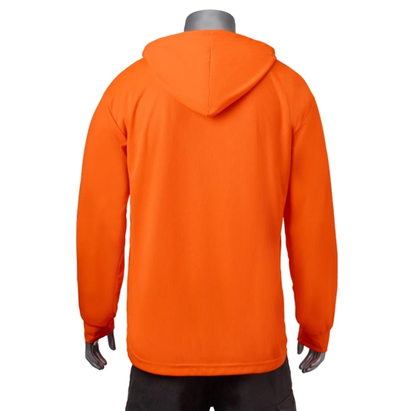 High Vis Non-ANSI Breathable Safety Hoodie T-Shirt - High Vis Non-ANSI Breathable Safety Hoodie T-Shirt - Image 5 of 5