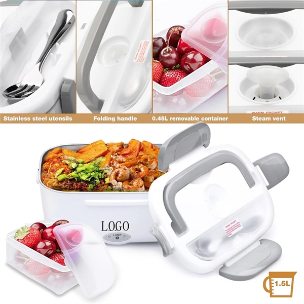 Car Home Electric Lunch Box Portable Food Heater Warmer - Car Home Electric Lunch Box Portable Food Heater Warmer - Image 2 of 5